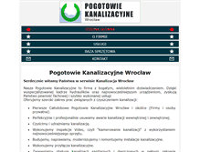 Tablet Screenshot of kanalizacjawroclaw.com